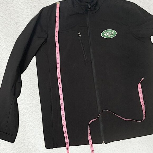 NFL New York Jets Performance Jacket Black Size Medium - Picture 9 of 14